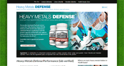 Desktop Screenshot of heavymetalsdefense.com